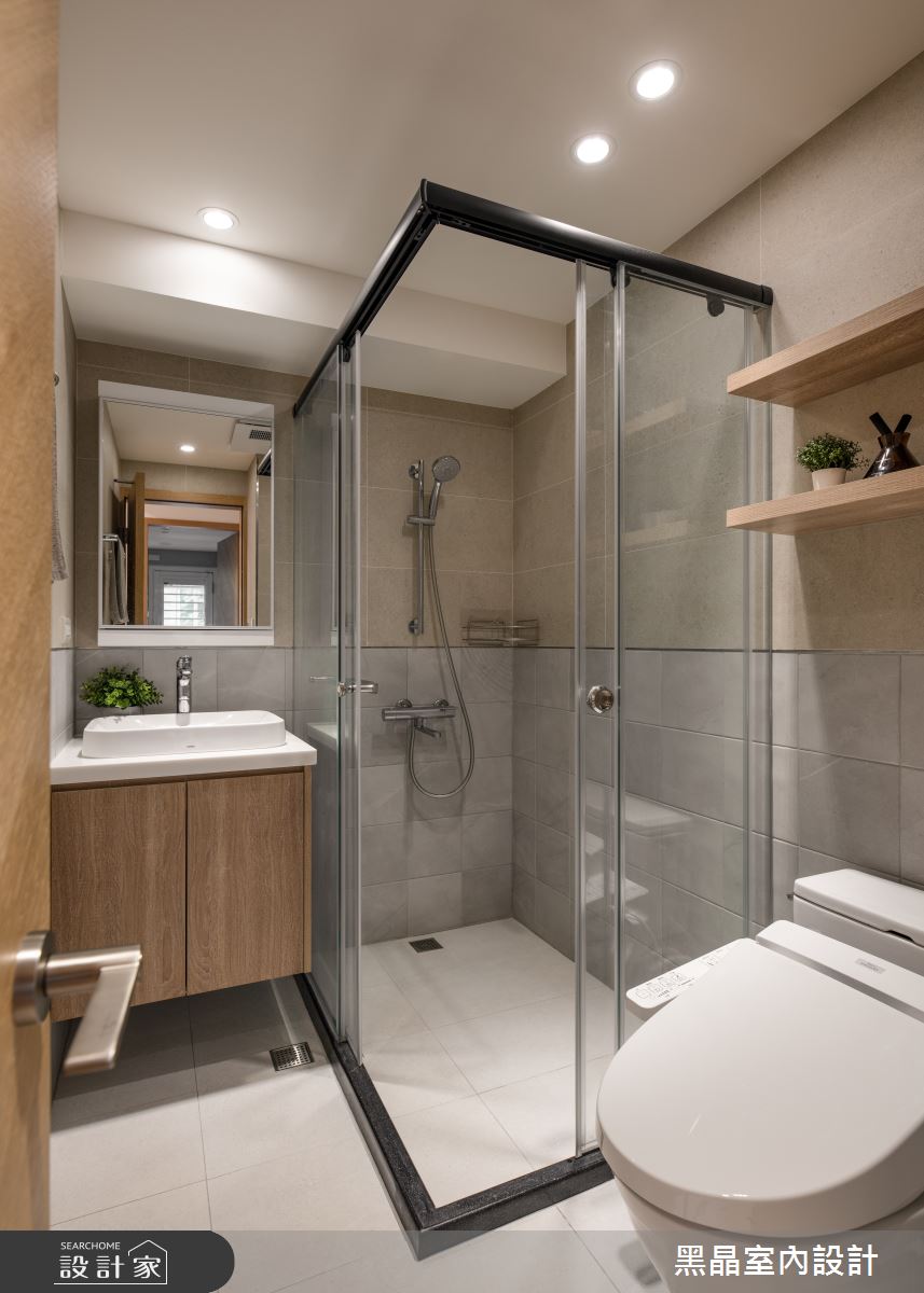 19坪新成屋(5年以下)＿北歐風浴室案例圖片＿黑晶室內設計＿黑晶_47之15