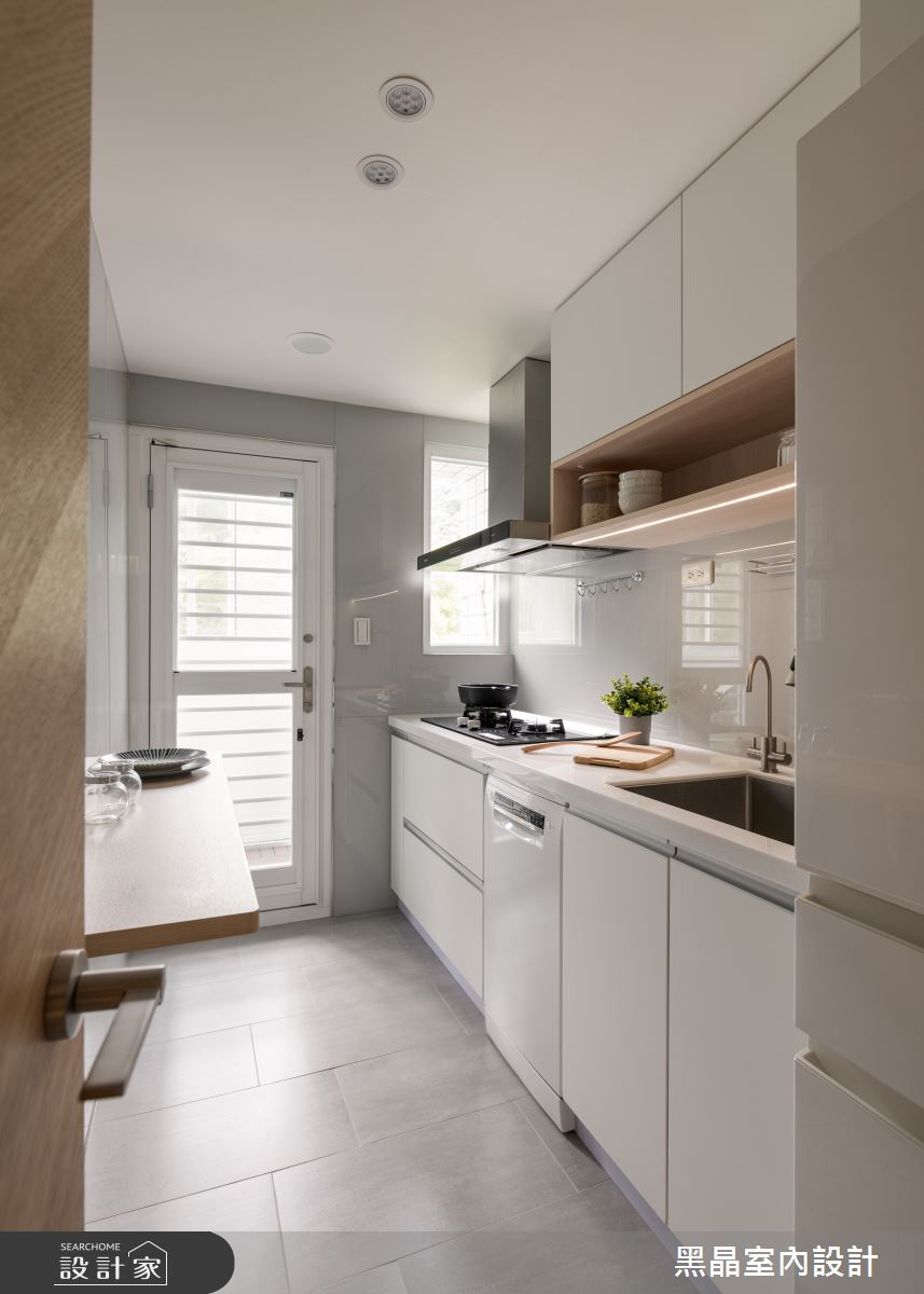 19坪新成屋(5年以下)＿北歐風廚房案例圖片＿黑晶室內設計＿黑晶_47之16