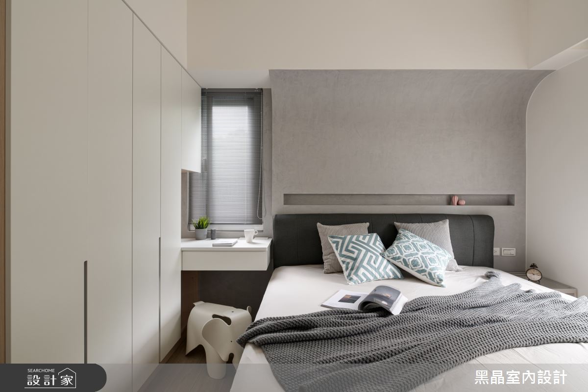 19坪新成屋(5年以下)＿北歐風臥室案例圖片＿黑晶室內設計＿黑晶_47之17