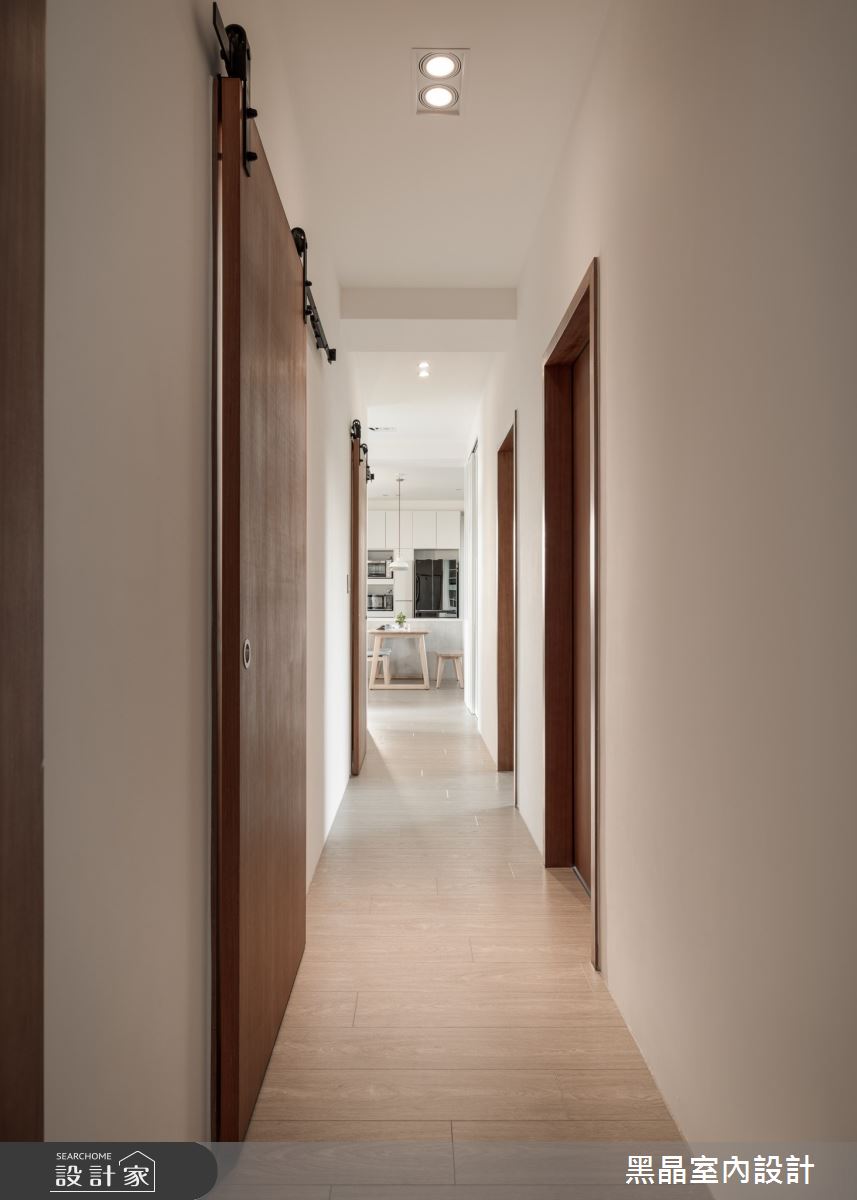 39坪新成屋(5年以下)＿日式簡約風走廊案例圖片＿黑晶室內設計＿黑晶_48之12