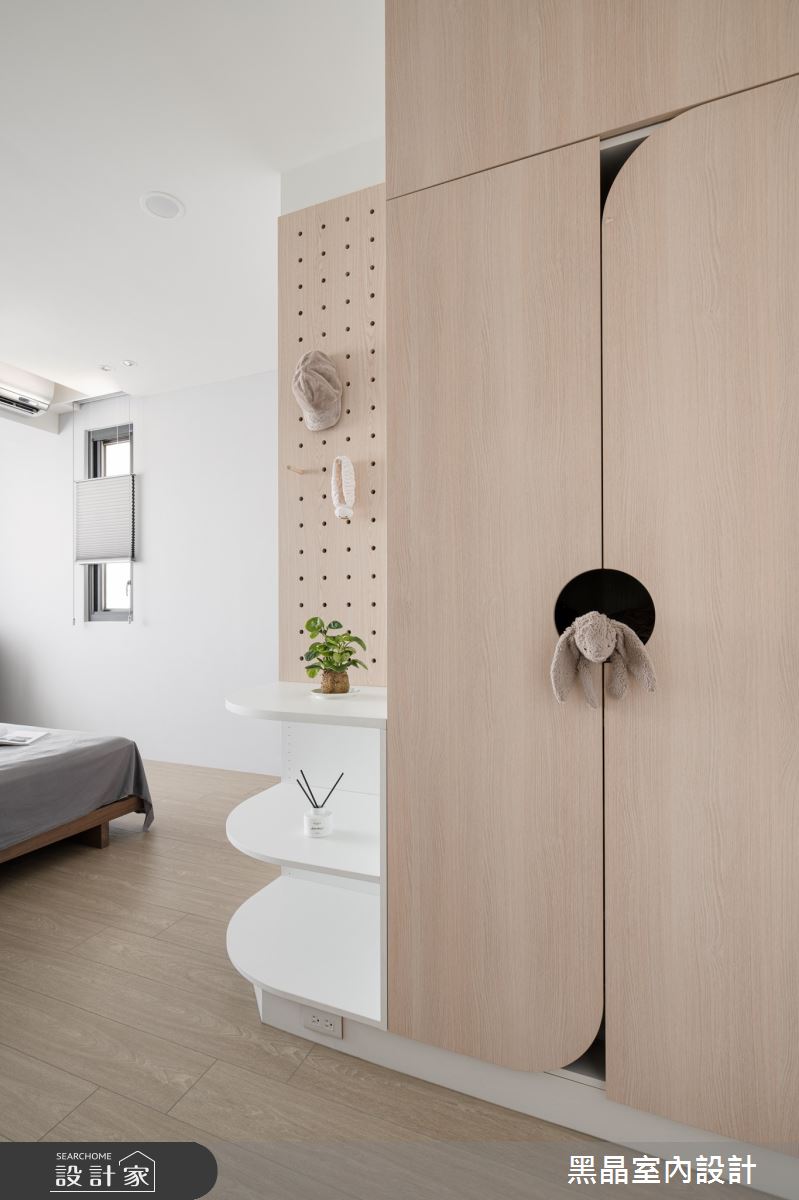 39坪新成屋(5年以下)＿日式簡約風臥室案例圖片＿黑晶室內設計＿黑晶_48之13