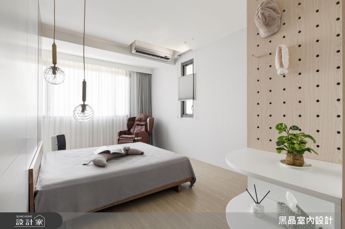 39坪新成屋(5年以下)＿日式簡約風臥室案例圖片＿黑晶室內設計＿黑晶_48之14