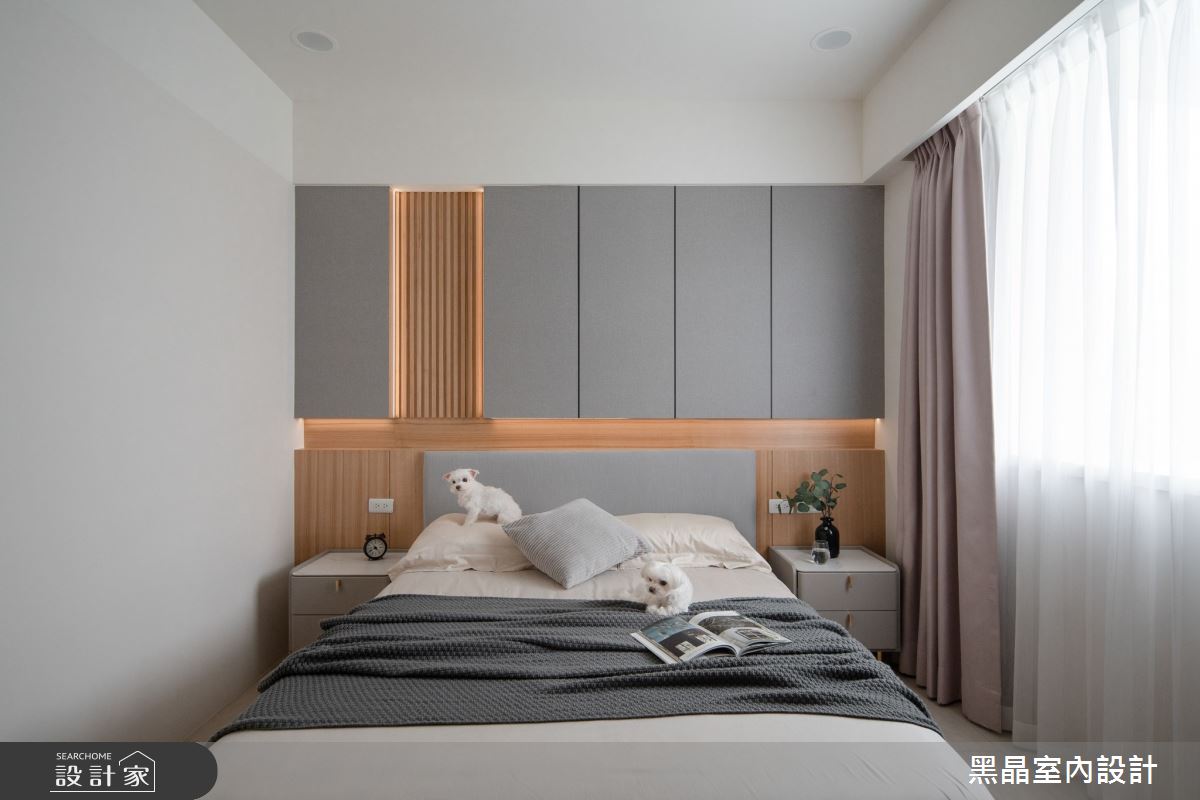 33坪老屋(31~40年)＿北歐風臥室案例圖片＿黑晶室內設計＿黑晶_49之17