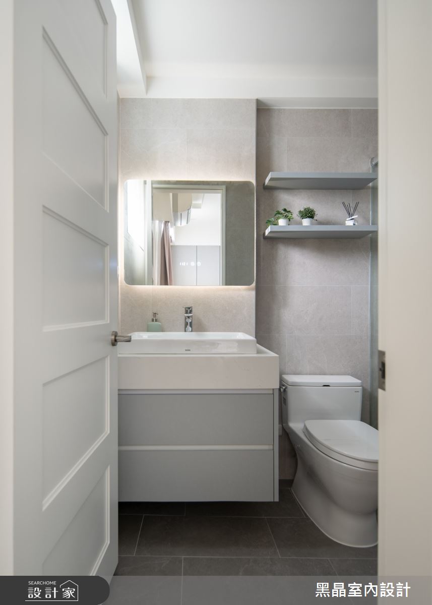 33坪老屋(31~40年)＿北歐風浴室案例圖片＿黑晶室內設計＿黑晶_49之20