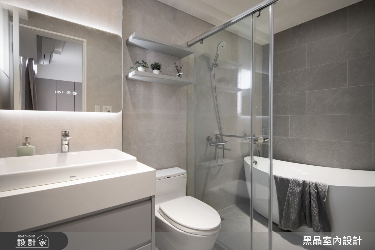 33坪老屋(31~40年)＿北歐風浴室案例圖片＿黑晶室內設計＿黑晶_49之21