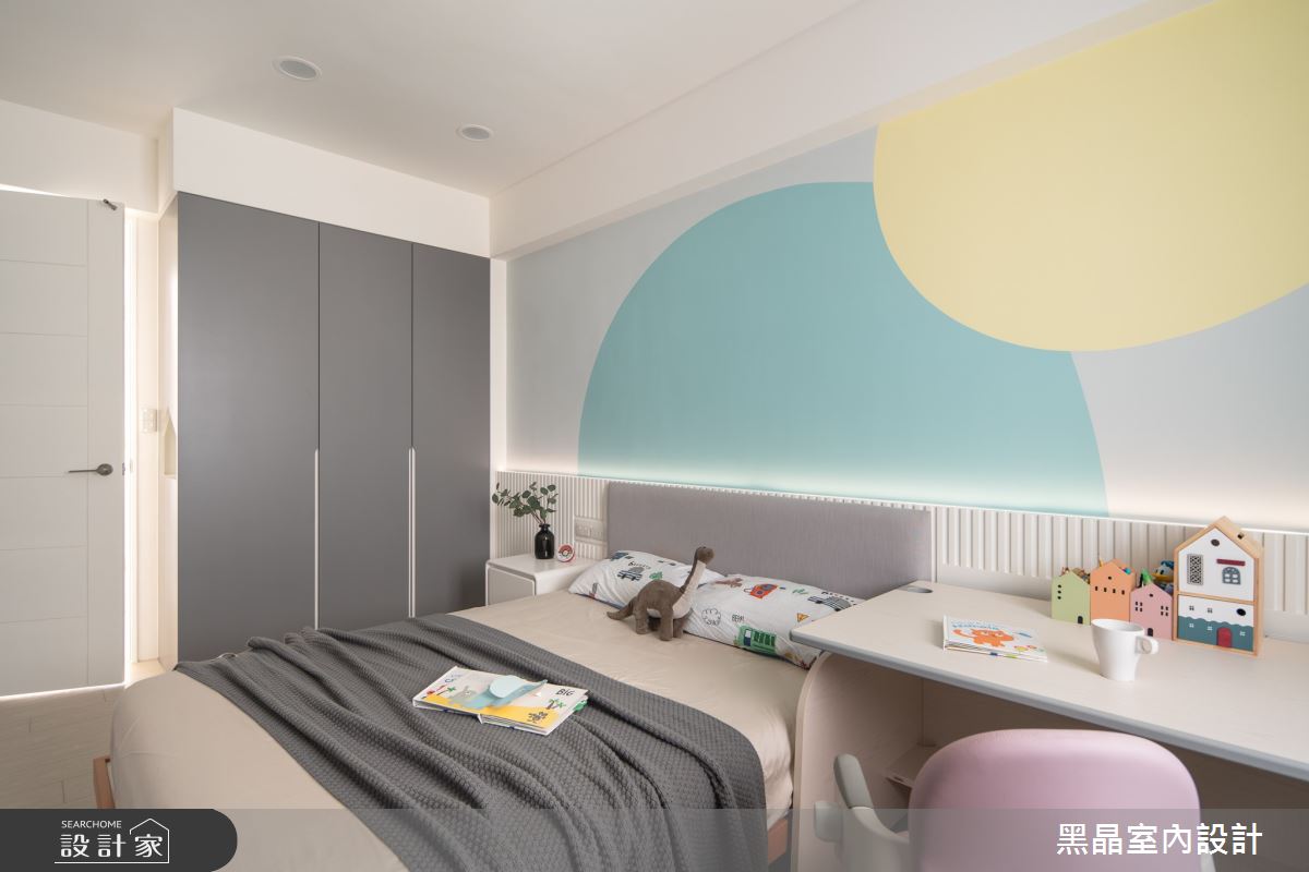 33坪老屋(31~40年)＿北歐風臥室案例圖片＿黑晶室內設計＿黑晶_49之23