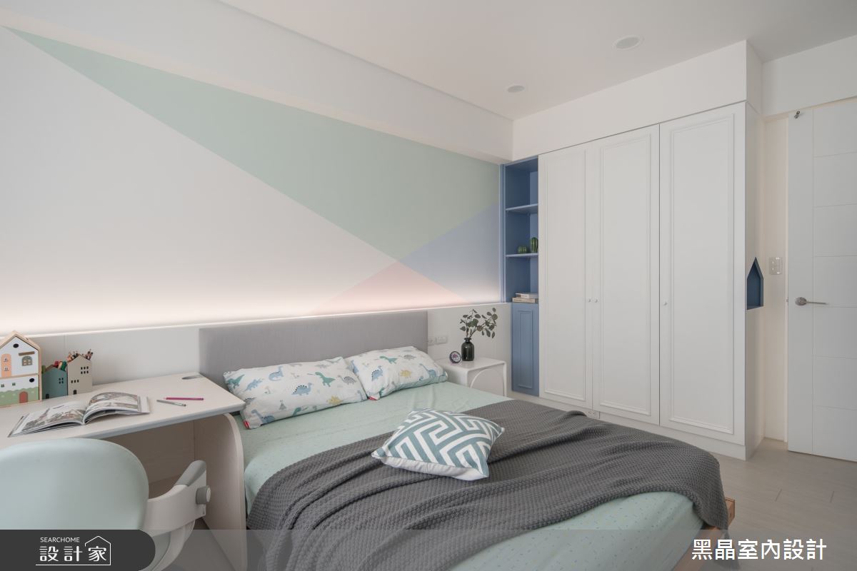 33坪老屋(31~40年)＿北歐風臥室案例圖片＿黑晶室內設計＿黑晶_49之25