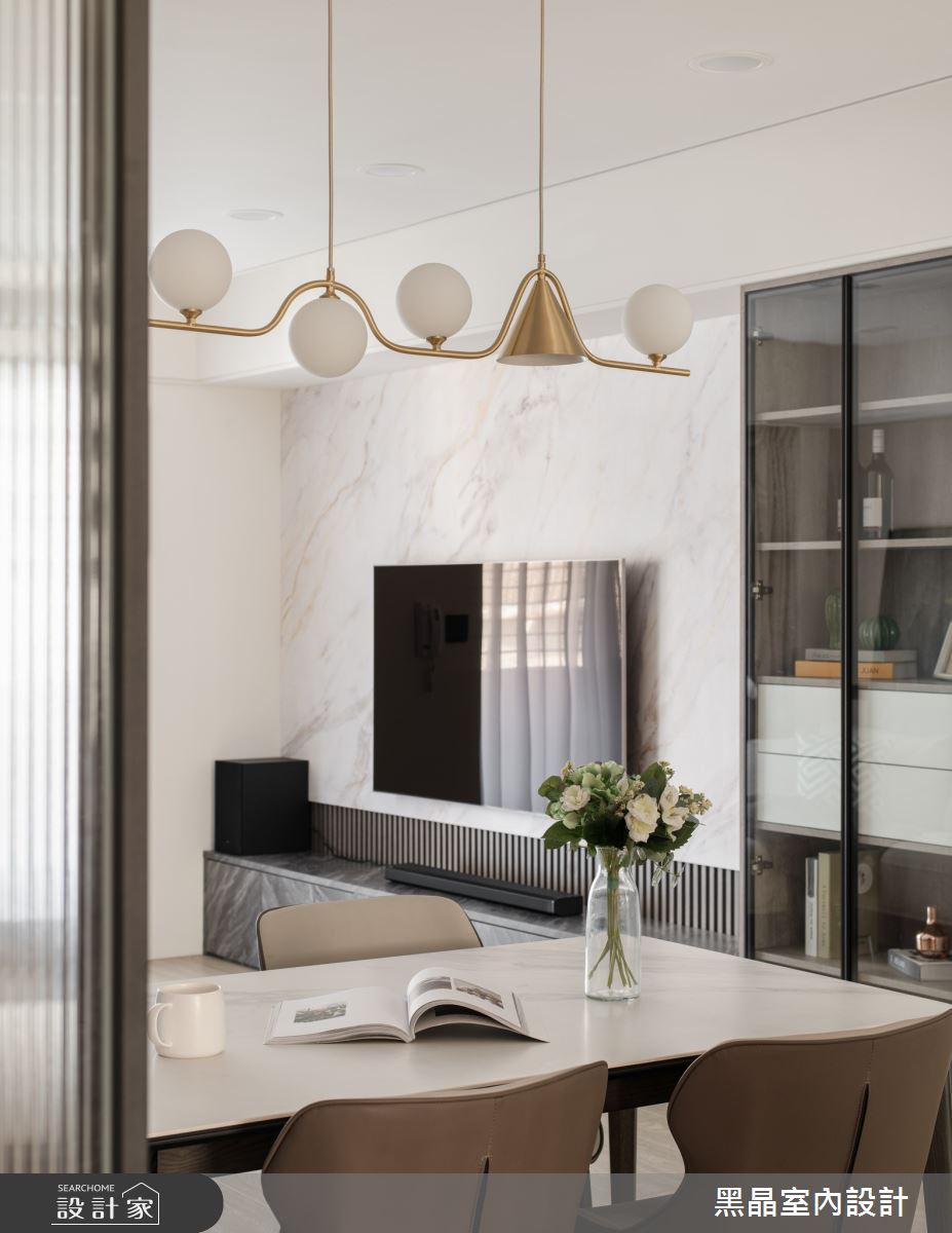 26坪老屋(41~50年)＿現代簡約風客廳餐廳案例圖片＿黑晶室內設計＿黑晶_50之5