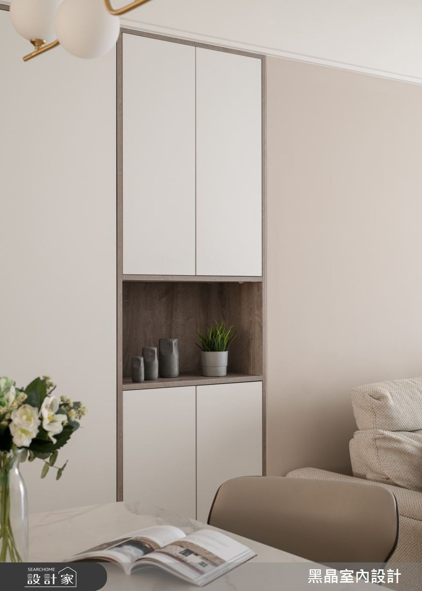 26坪老屋(41~50年)＿現代簡約風客廳餐廳案例圖片＿黑晶室內設計＿黑晶_50之11