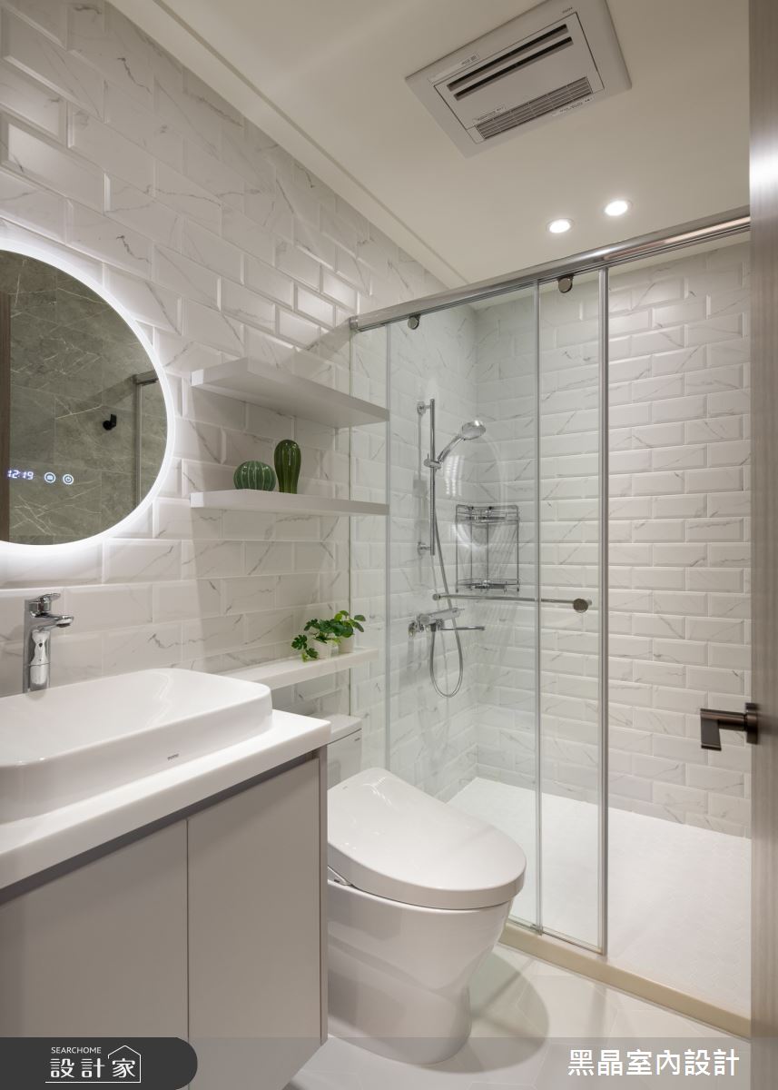 26坪老屋(41~50年)＿現代簡約風浴室案例圖片＿黑晶室內設計＿黑晶_50之19