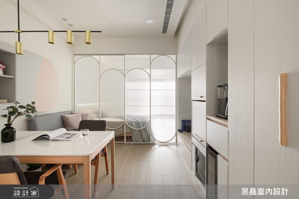 8坪新成屋(5年以下)＿北歐風客廳餐廳案例圖片＿黑晶室內設計＿黑晶_51之4