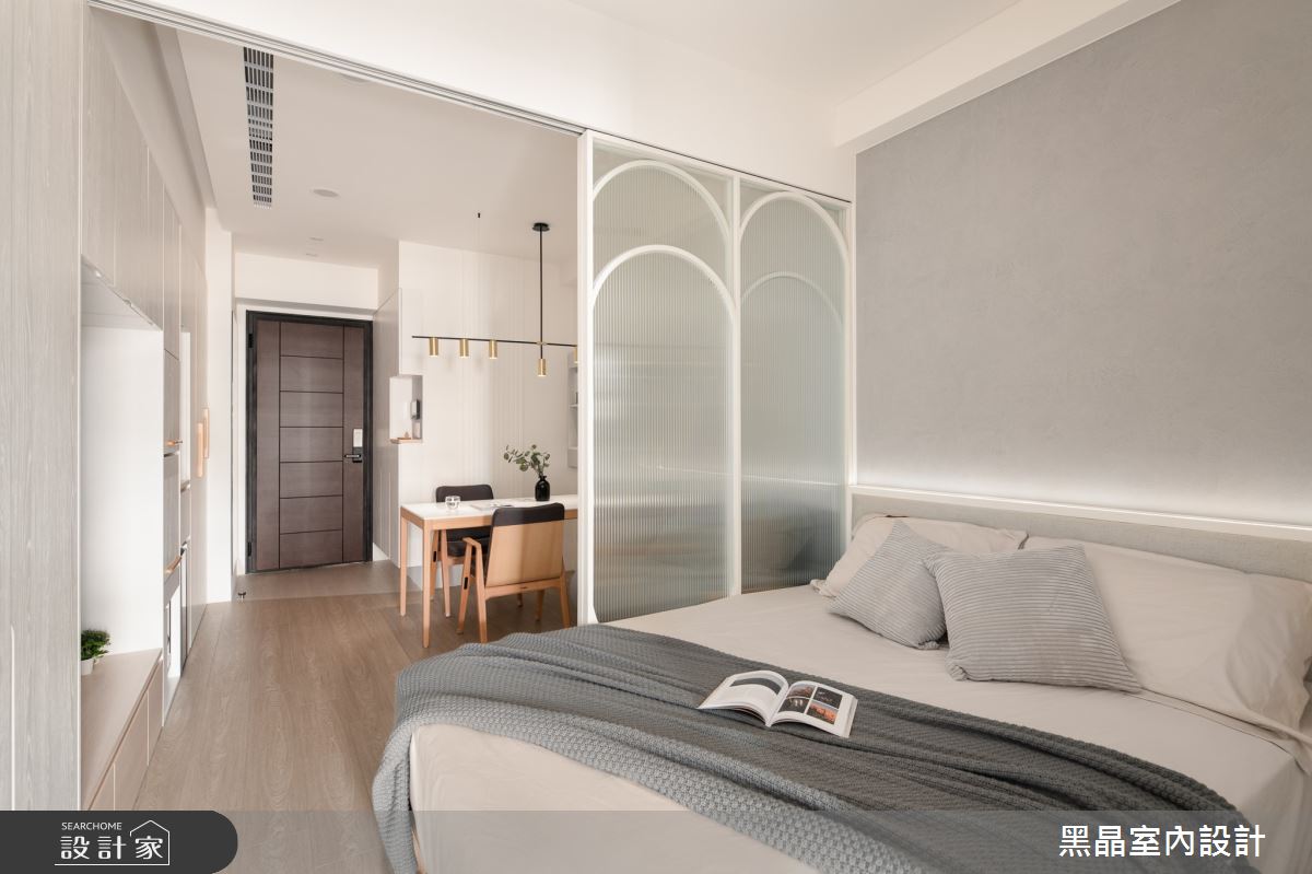 8坪新成屋(5年以下)＿北歐風玄關客廳餐廳臥室案例圖片＿黑晶室內設計＿黑晶_51之13