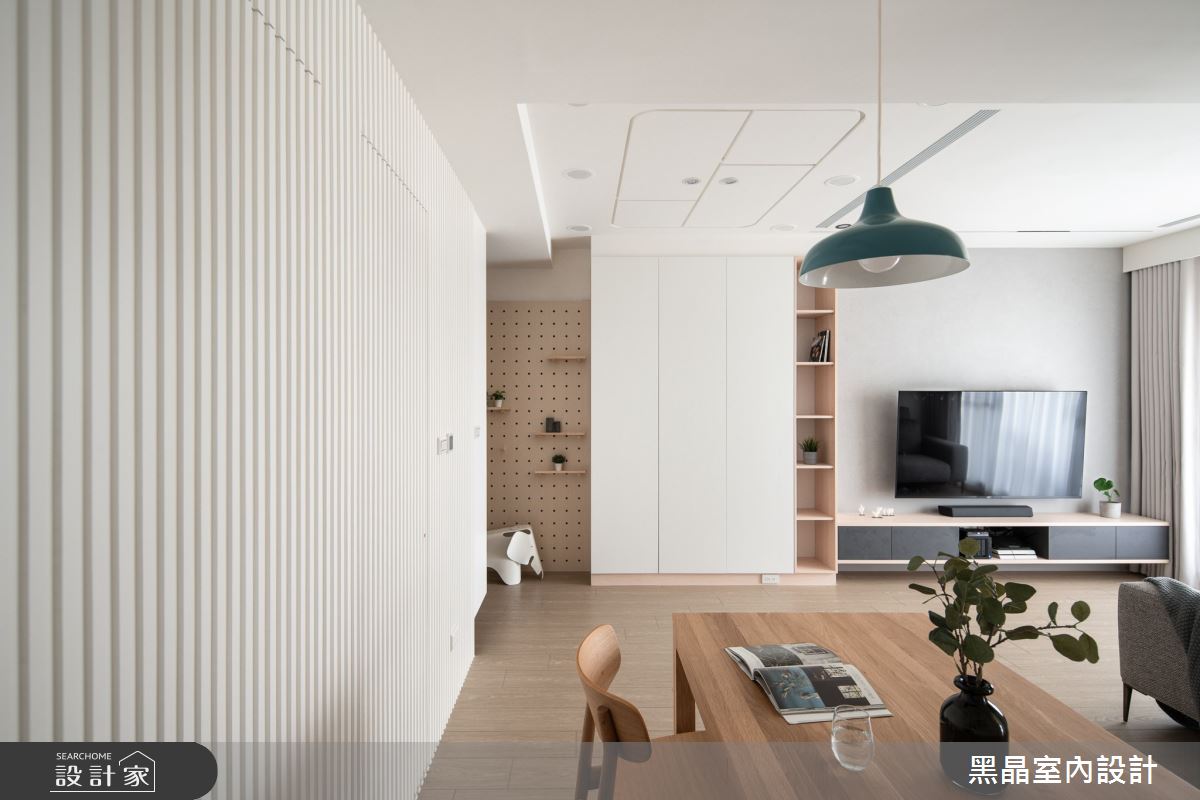 22坪新成屋(5年以下)＿日式無印風客廳餐廳案例圖片＿黑晶室內設計＿黑晶_52之3