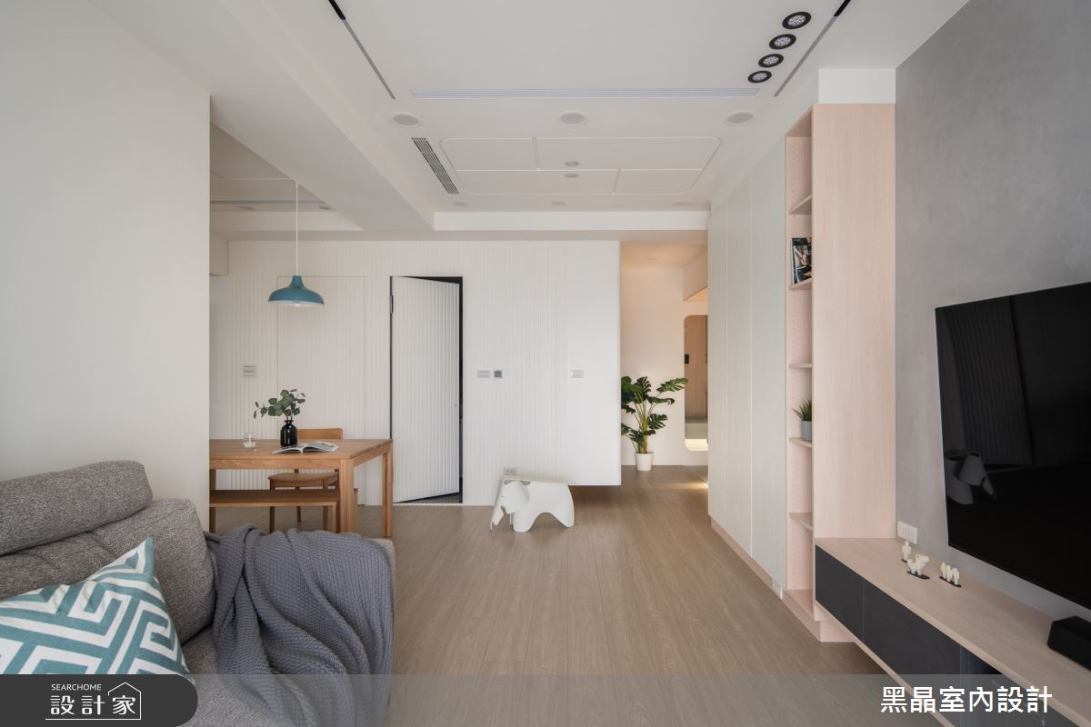 22坪新成屋(5年以下)＿日式無印風客廳餐廳案例圖片＿黑晶室內設計＿黑晶_52之4