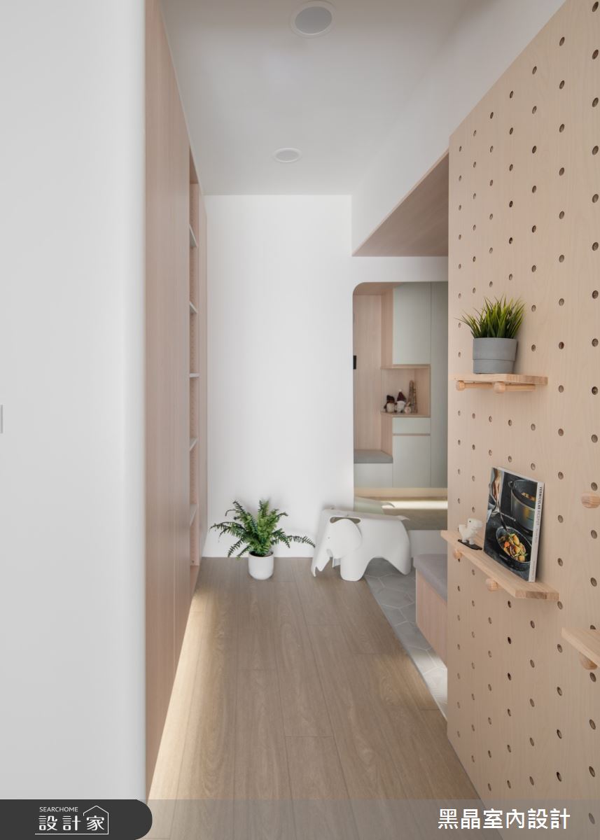 22坪新成屋(5年以下)＿日式無印風走廊案例圖片＿黑晶室內設計＿黑晶_52之5