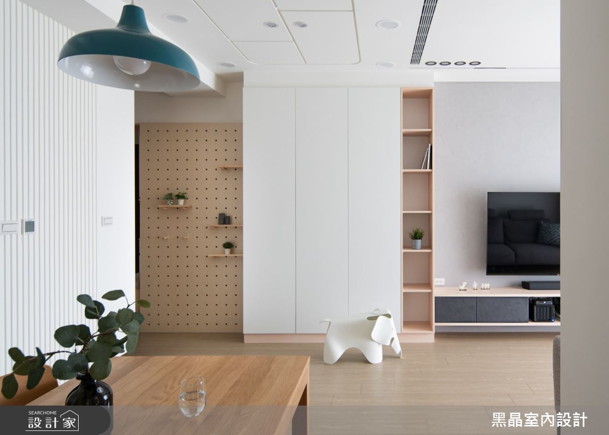 22坪新成屋(5年以下)＿日式無印風客廳餐廳案例圖片＿黑晶室內設計＿黑晶_52之8