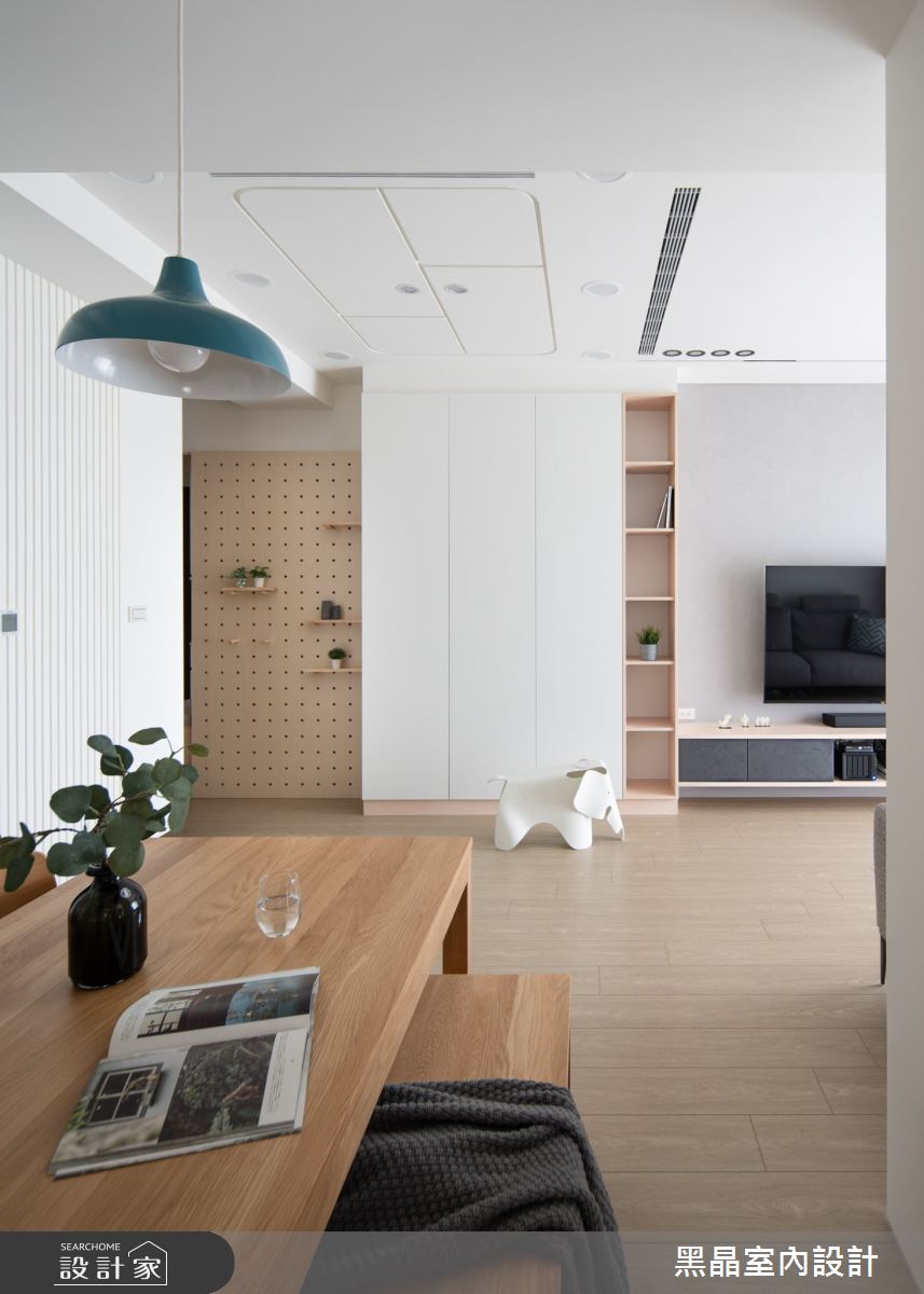 22坪新成屋(5年以下)＿日式無印風客廳餐廳案例圖片＿黑晶室內設計＿黑晶_52之12
