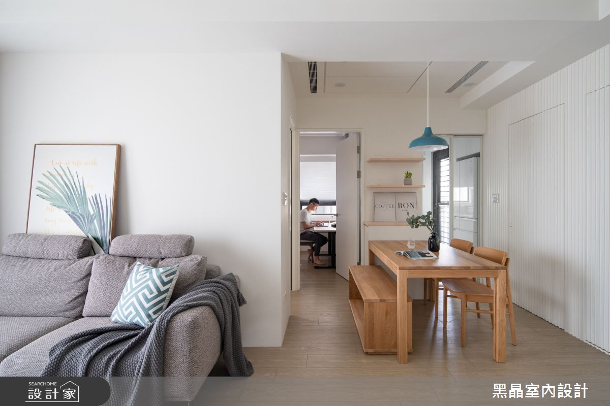22坪新成屋(5年以下)＿日式無印風客廳餐廳廚房臥室案例圖片＿黑晶室內設計＿黑晶_52之13