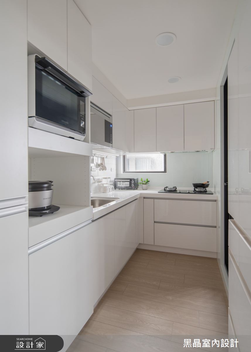 22坪新成屋(5年以下)＿日式無印風廚房案例圖片＿黑晶室內設計＿黑晶_52之15