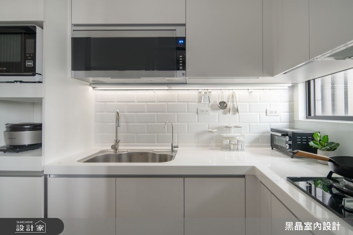 22坪新成屋(5年以下)＿日式無印風廚房案例圖片＿黑晶室內設計＿黑晶_52之16