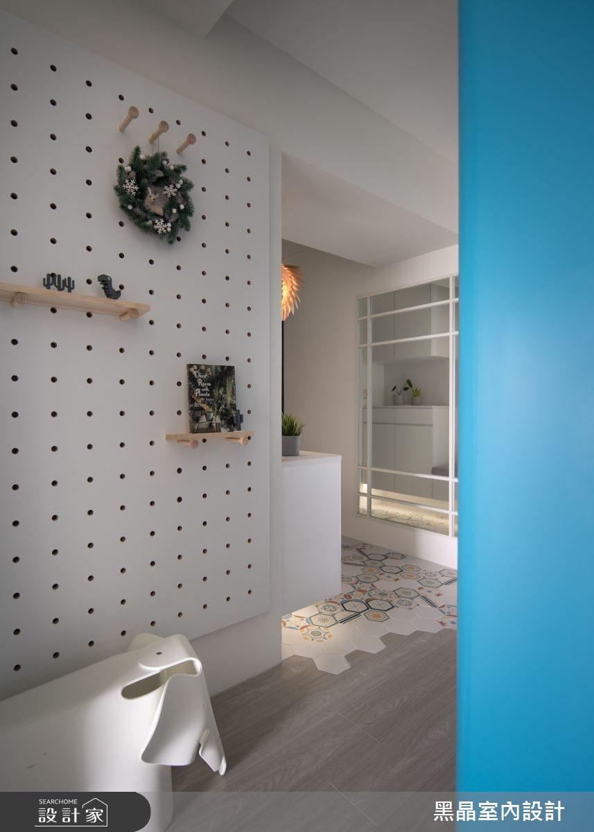 22坪新成屋(5年以下)＿北歐風玄關案例圖片＿黑晶室內設計＿黑晶_53之2