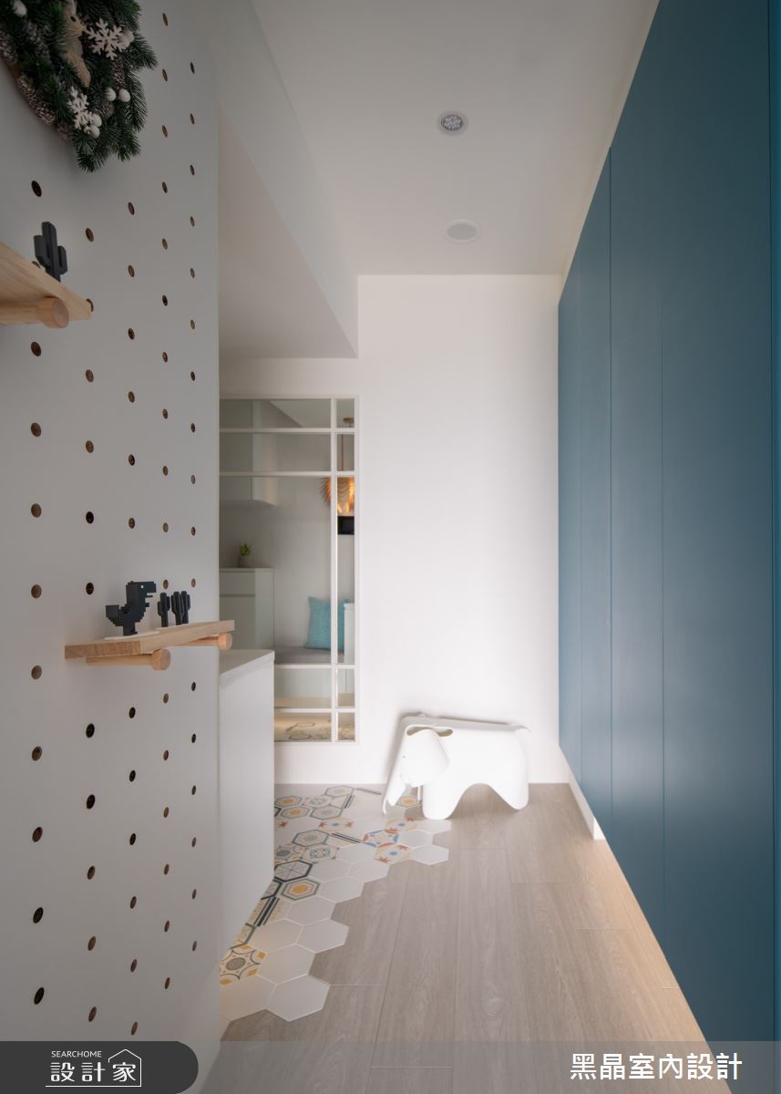 22坪新成屋(5年以下)＿北歐風玄關案例圖片＿黑晶室內設計＿黑晶_53之8