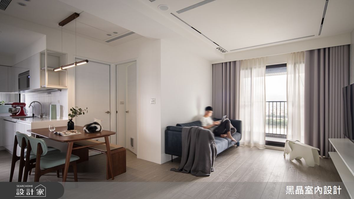 22坪新成屋(5年以下)＿北歐風客廳餐廳廚房案例圖片＿黑晶室內設計＿黑晶_53之11