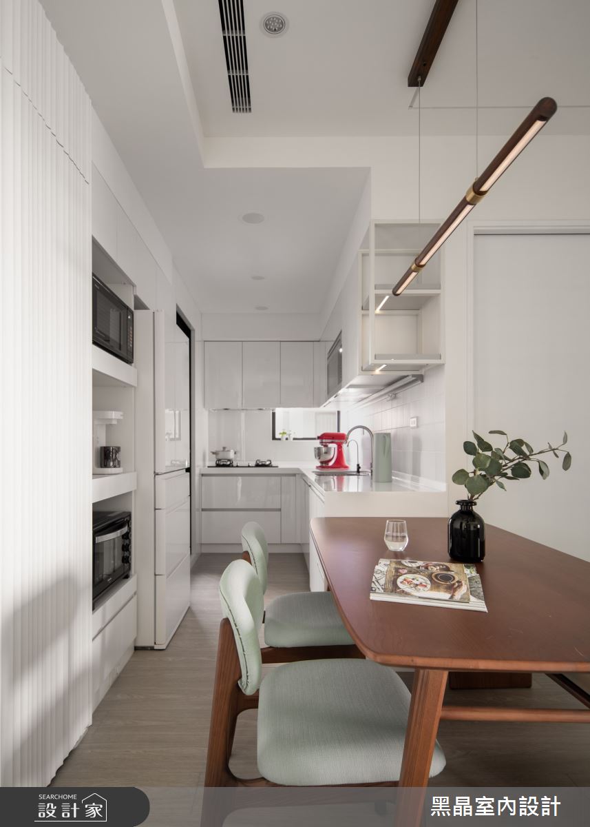 22坪新成屋(5年以下)＿北歐風餐廳廚房案例圖片＿黑晶室內設計＿黑晶_53之14