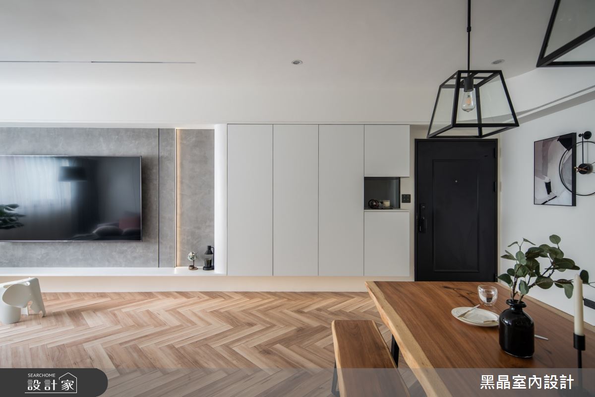 26坪老屋(16~30年)＿美式風玄關客廳餐廳案例圖片＿黑晶室內設計＿黑晶_54之3