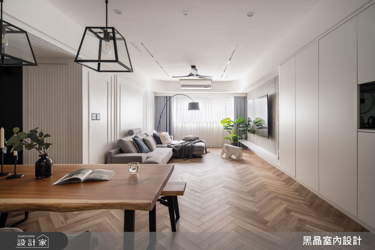26坪老屋(16~30年)＿美式風客廳餐廳案例圖片＿黑晶室內設計＿黑晶_54之10