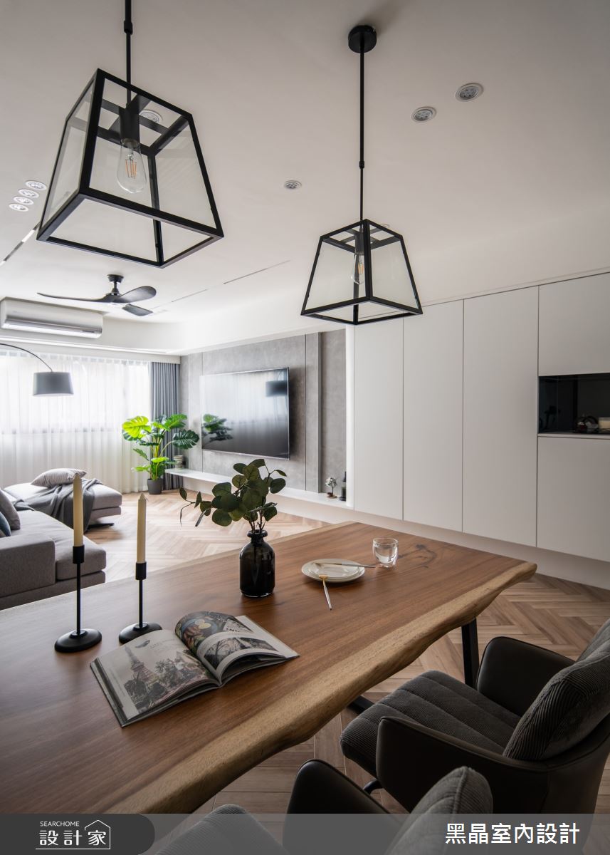 26坪老屋(16~30年)＿美式風客廳餐廳案例圖片＿黑晶室內設計＿黑晶_54之11