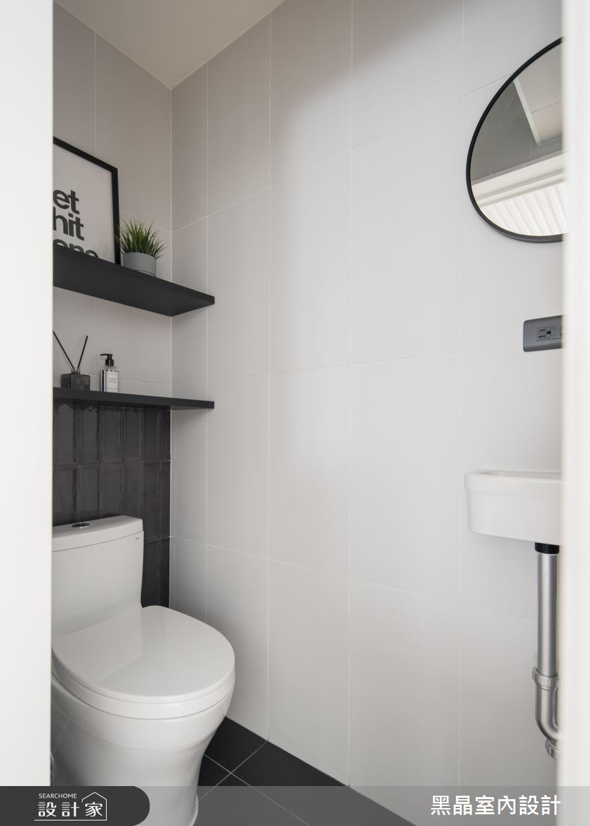 26坪老屋(16~30年)＿美式風浴室案例圖片＿黑晶室內設計＿黑晶_54之12