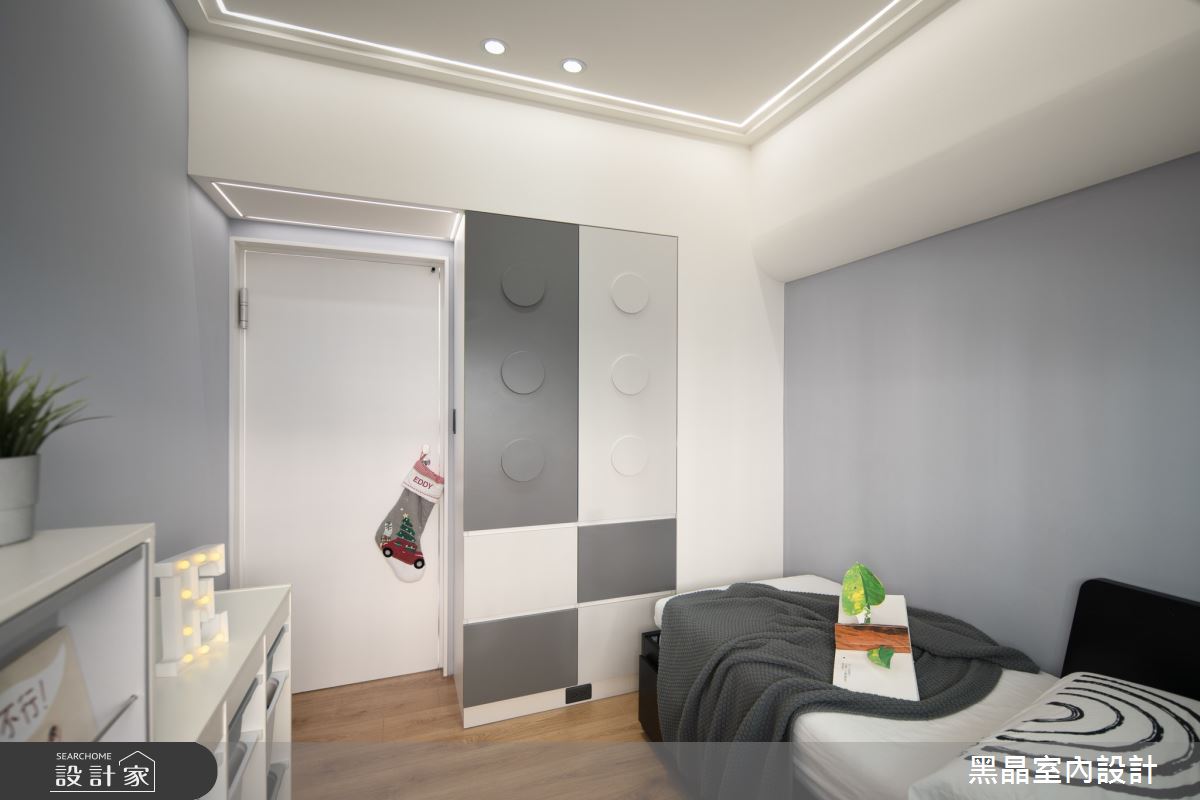 26坪老屋(16~30年)＿美式風臥室兒童房兒童房案例圖片＿黑晶室內設計＿黑晶_54之16