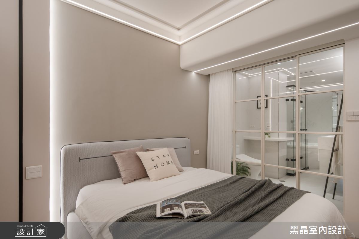 26坪老屋(16~30年)＿美式風臥室浴室案例圖片＿黑晶室內設計＿黑晶_54之18