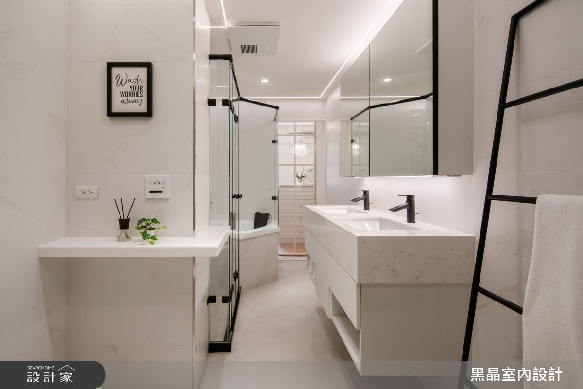 26坪老屋(16~30年)＿美式風浴室案例圖片＿黑晶室內設計＿黑晶_54之19