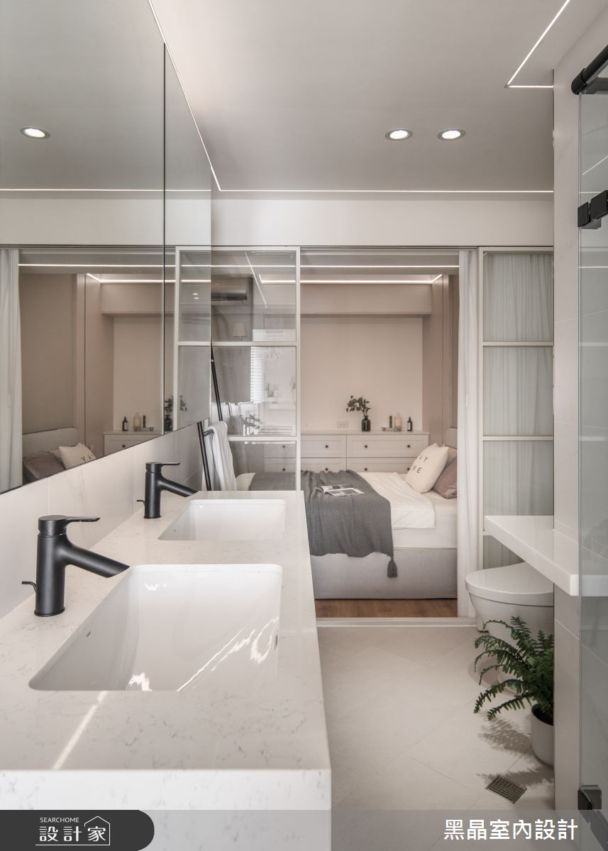 26坪老屋(16~30年)＿美式風臥室浴室案例圖片＿黑晶室內設計＿黑晶_54之20
