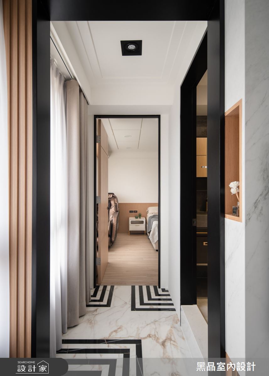 43坪毛胚屋＿現代簡約風臥室走廊案例圖片＿黑晶室內設計＿黑晶_55之15