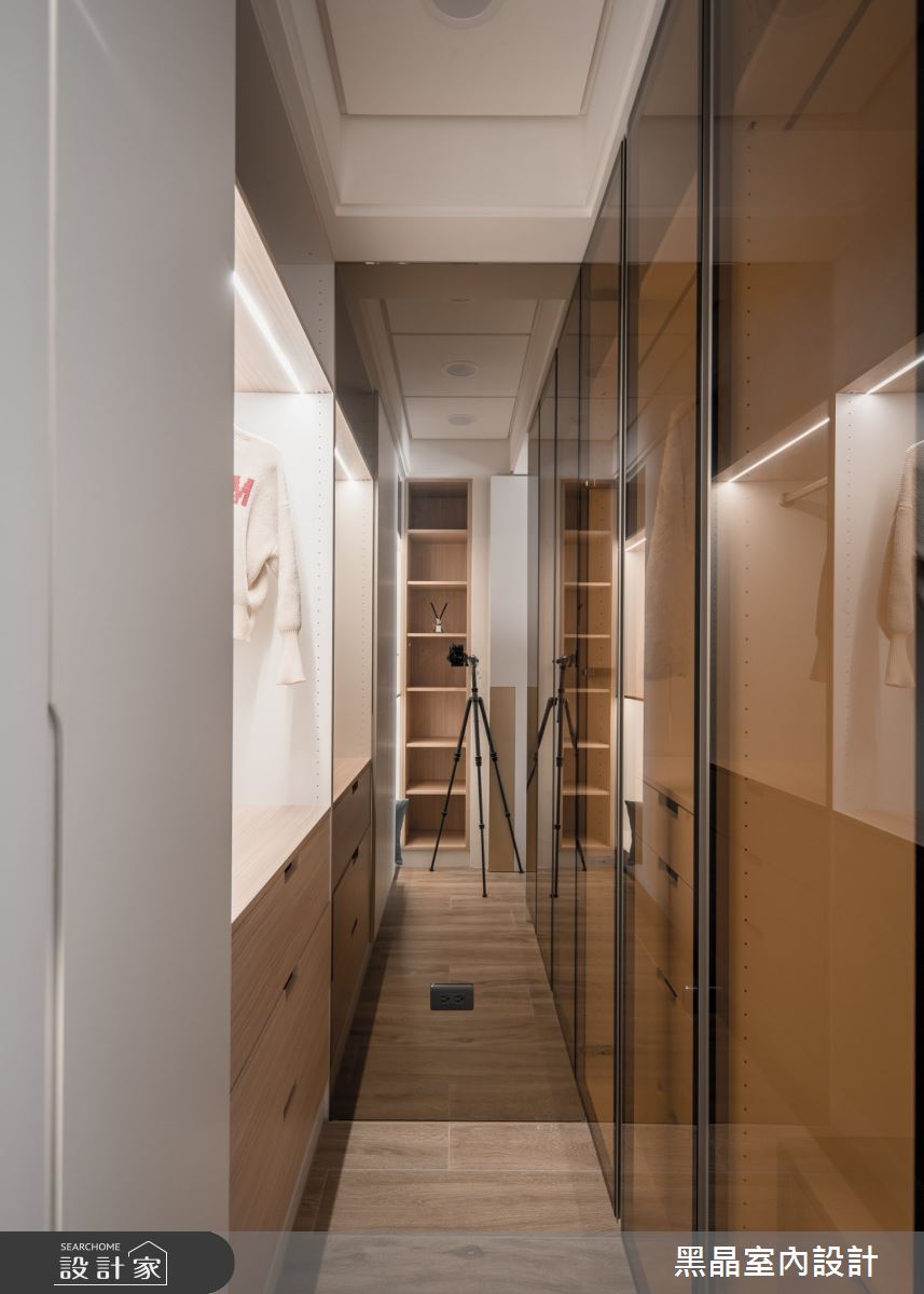 43坪毛胚屋＿現代簡約風更衣間案例圖片＿黑晶室內設計＿黑晶_55之27