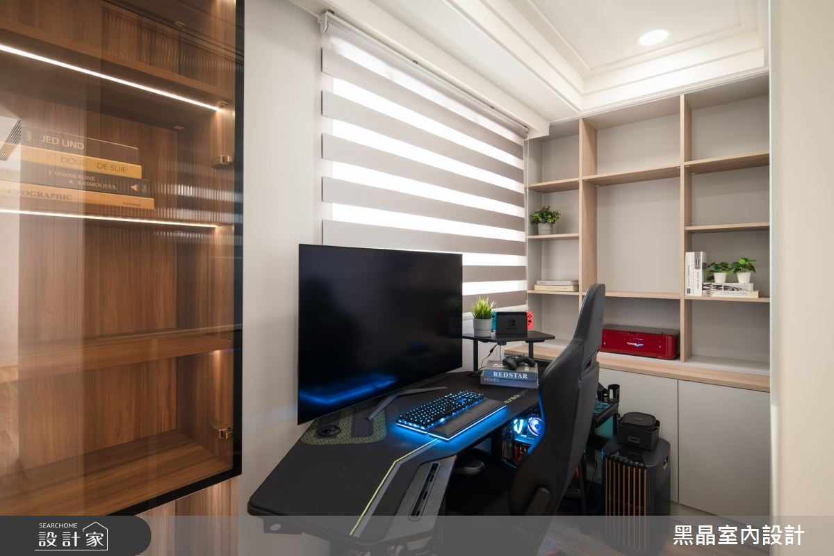 43坪毛胚屋＿現代簡約風書房工作區案例圖片＿黑晶室內設計＿黑晶_55之28