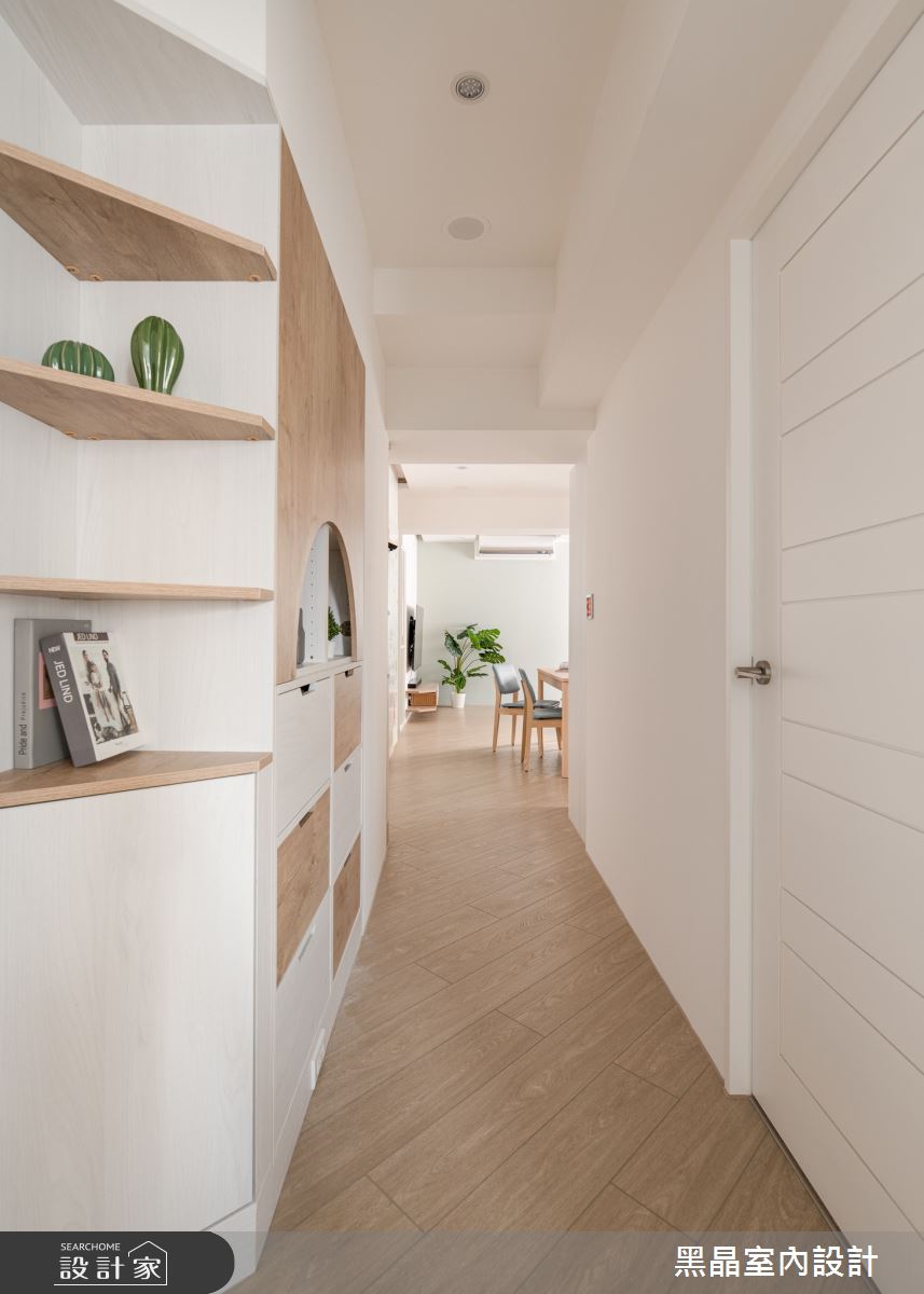 30坪老屋(16~30年)＿北歐風走廊案例圖片＿黑晶室內設計＿黑晶_56之11
