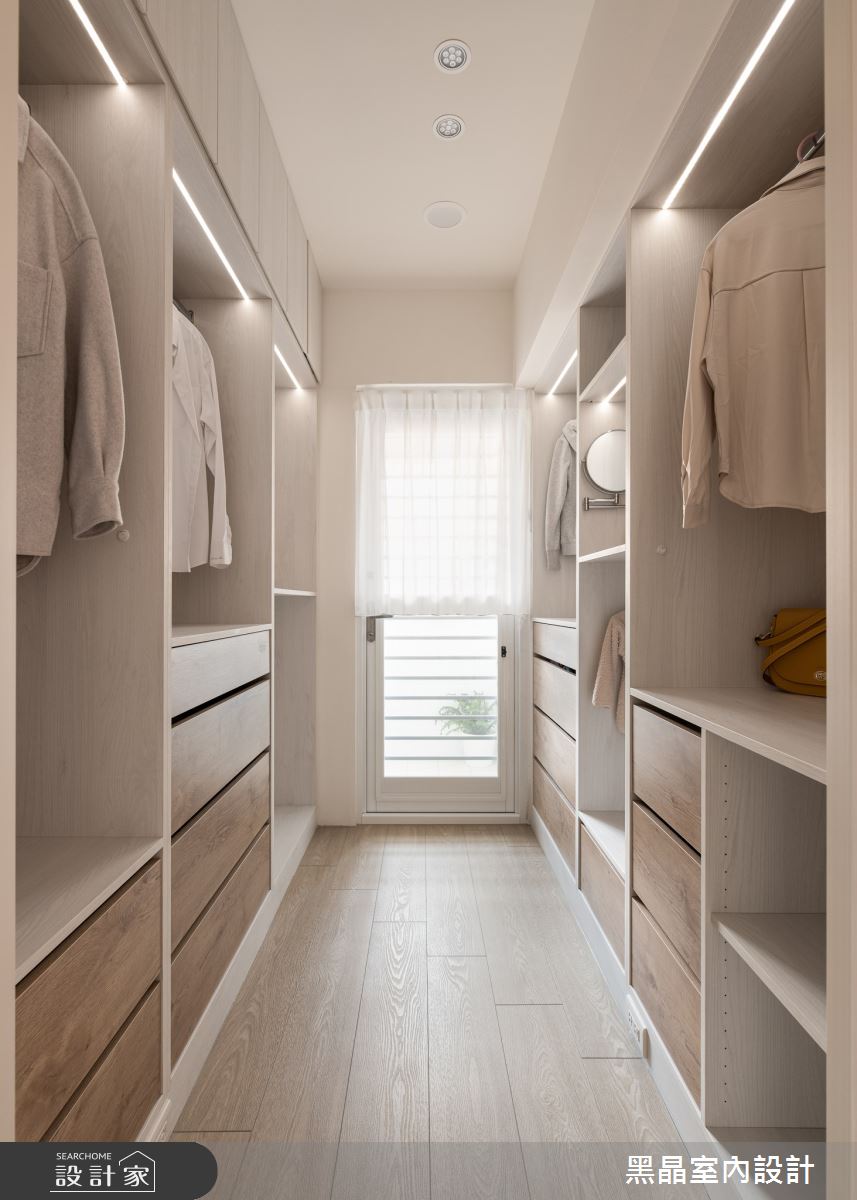 30坪老屋(16~30年)＿北歐風更衣間案例圖片＿黑晶室內設計＿黑晶_56之13