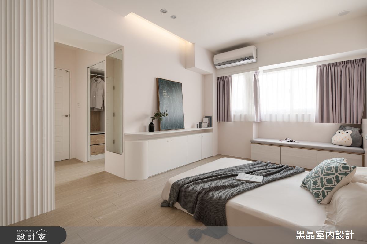 30坪老屋(16~30年)＿北歐風臥室更衣間案例圖片＿黑晶室內設計＿黑晶_56之15