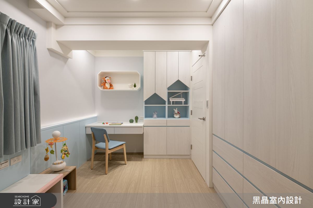 30坪老屋(16~30年)＿北歐風臥室兒童房兒童房案例圖片＿黑晶室內設計＿黑晶_56之20