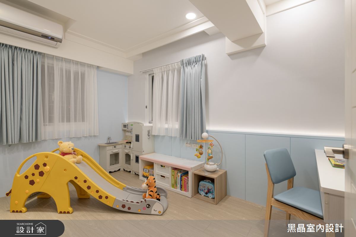 30坪老屋(16~30年)＿北歐風臥室兒童房兒童房案例圖片＿黑晶室內設計＿黑晶_56之21