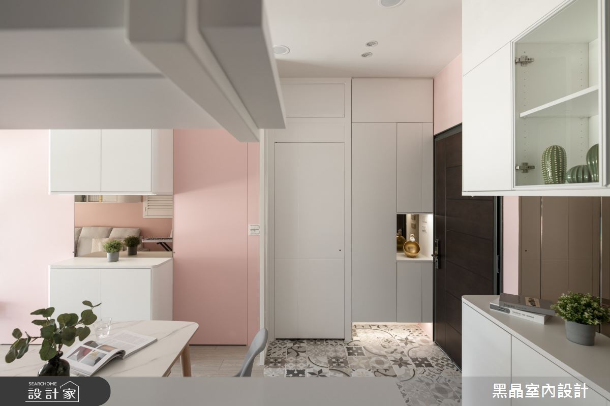 13坪新成屋(5年以下)＿簡約輕奢風玄關餐廳案例圖片＿黑晶室內設計＿黑晶_58之2