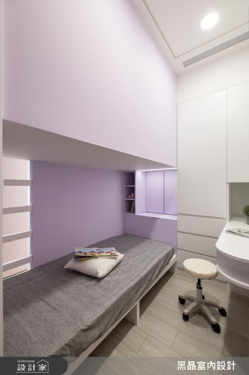 13坪新成屋(5年以下)＿簡約輕奢風臥室兒童房兒童房案例圖片＿黑晶室內設計＿黑晶_58之4236