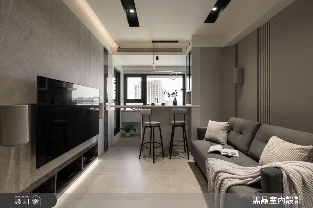 新成屋(5年以下)＿現代風客廳吧檯案例圖片＿黑晶室內設計＿黑晶_60之2