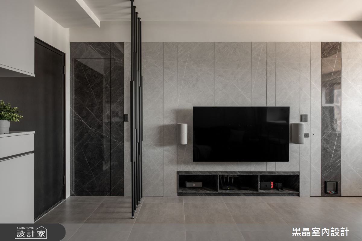 新成屋(5年以下)＿現代風玄關客廳案例圖片＿黑晶室內設計＿黑晶_60之7