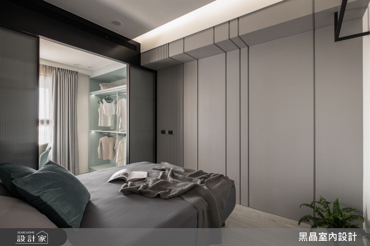 新成屋(5年以下)＿現代風臥室更衣間案例圖片＿黑晶室內設計＿黑晶_60之13