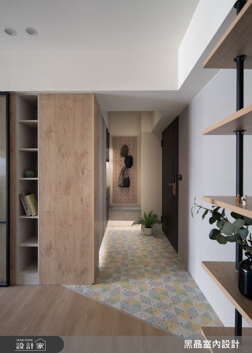 34坪老屋(16~30年)＿工業風玄關案例圖片＿黑晶室內設計＿黑晶_61之1